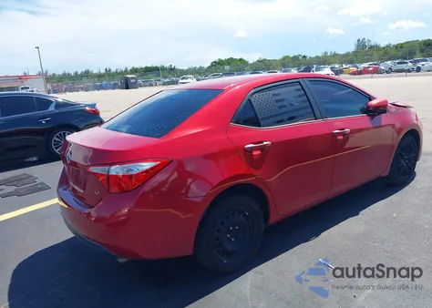 2016 Toyota Corolla Le from USA, damaged, VIN 2T1BURHE4GC587367